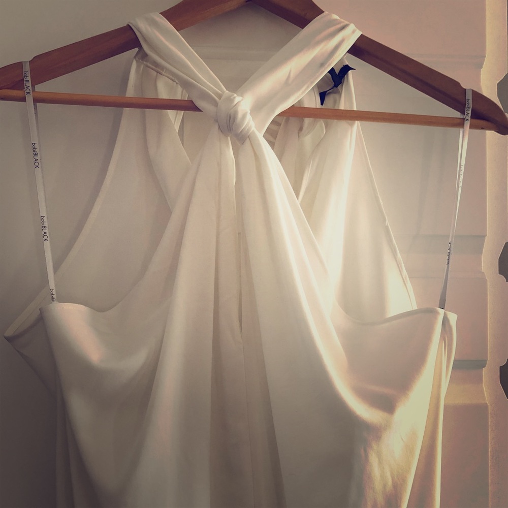 Bobi Black Los Angeles white jumpsuit